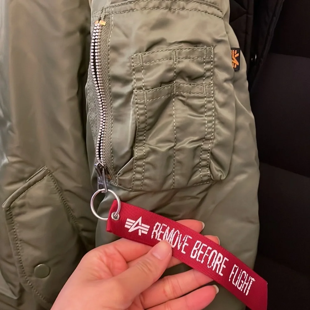 ALPHA INDUSTRIES MA-1 REVERSIBLE BOMBER JACKET 🔥 - Picture 12 of 16